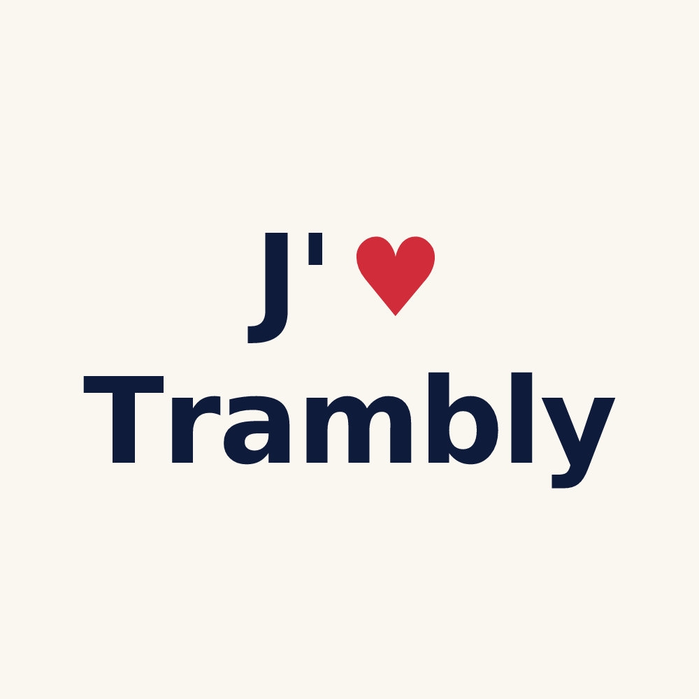 Tasse personnalisée Trambly — design J'aime Trambly