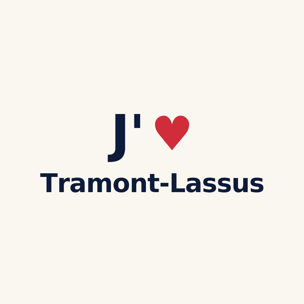 Tasse personnalisée Tramont-Lassus — design J'aime Tramont-Lassus
