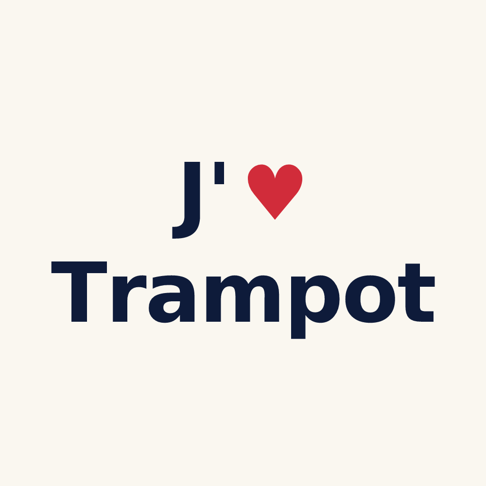 Tasse personnalisée Trampot — design J'aime Trampot