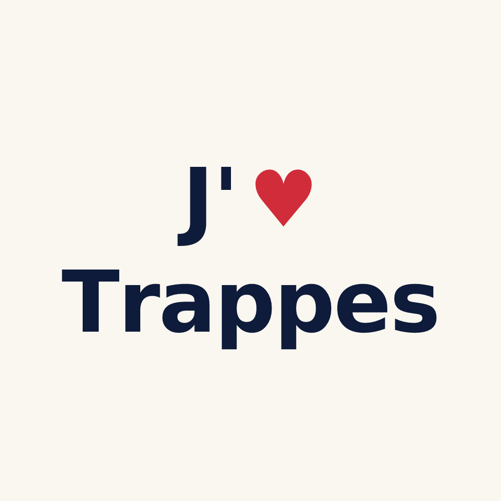 Tasse personnalisée Trappes — design « J'aime Trappes » imprimé sur la tasse