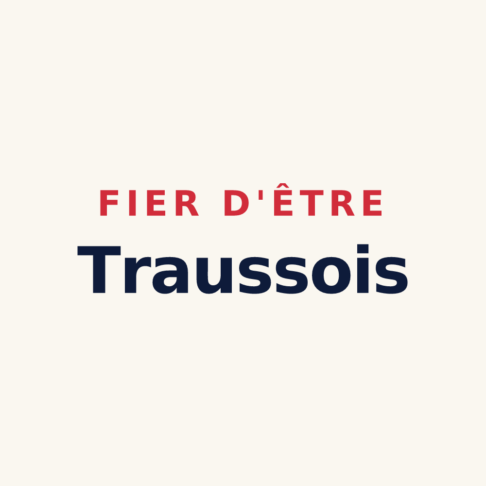 Tasse « Fier d'être Traussois » — design pour Trausse
