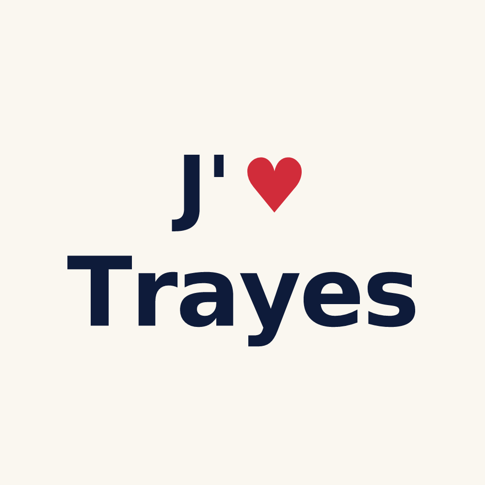 Tasse personnalisée Trayes — design J'aime Trayes