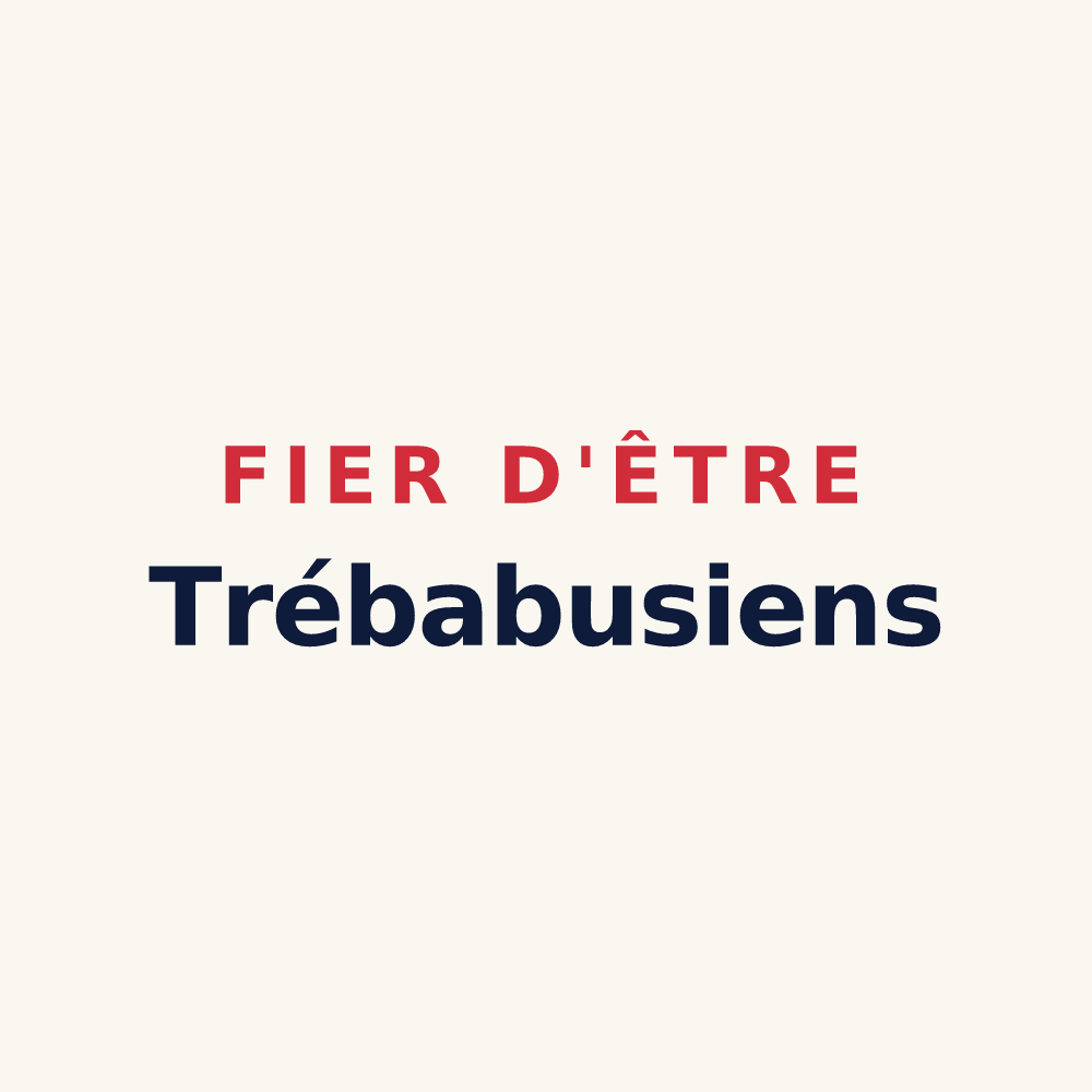 Tasse « Fier d'être Trébabusiens » — design pour Trébabu