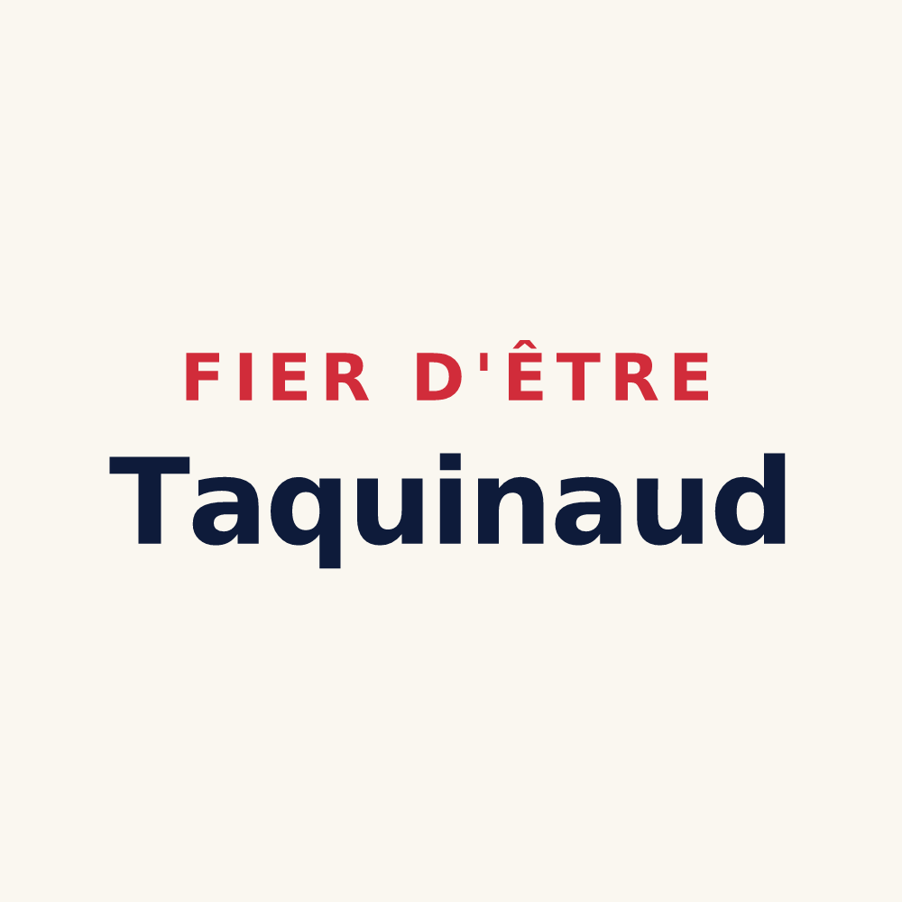Tasse « Fier d'être Taquinaud » — design pour Tréclun