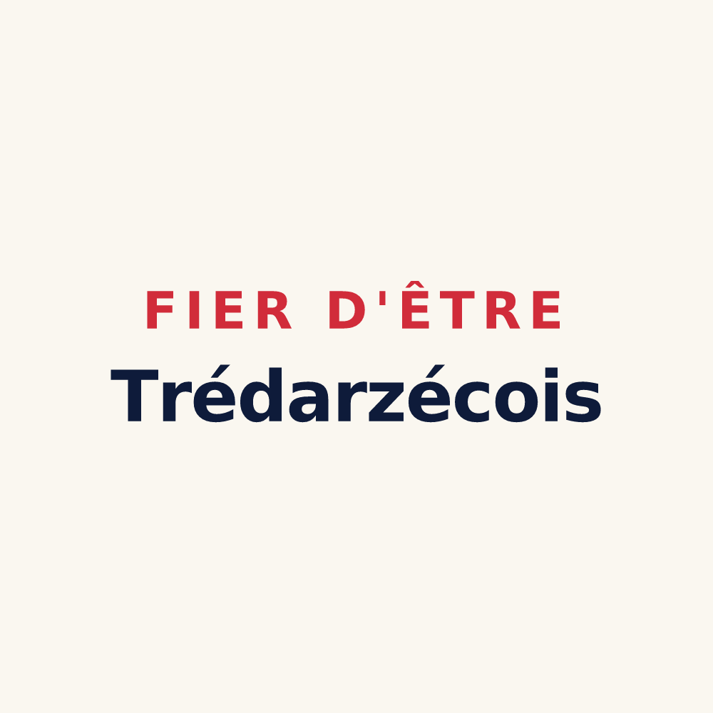 Tasse « Fier d'être Trédarzécois » — design pour Trédarzec