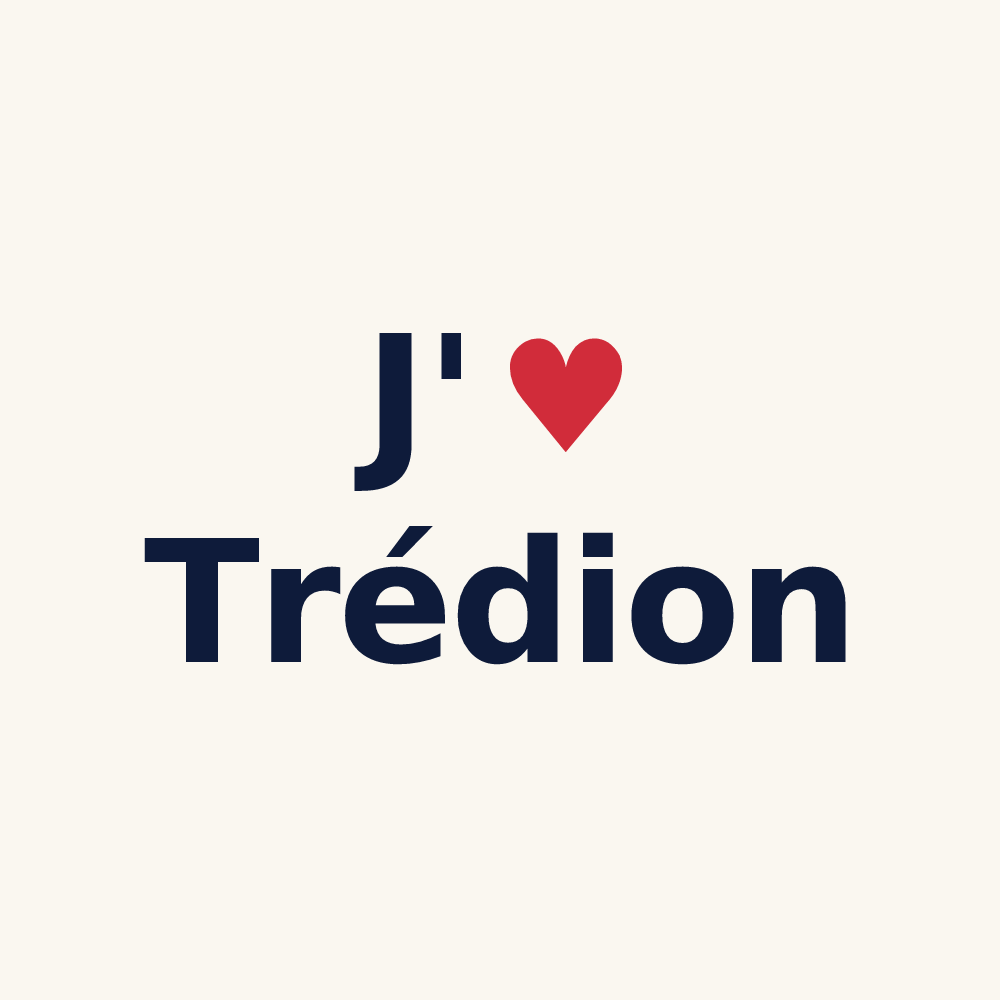 Tasse personnalisée Trédion — design J'aime Trédion