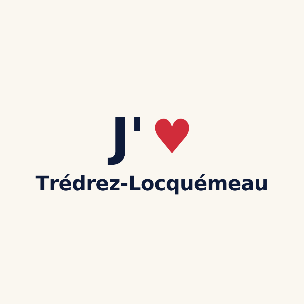 Tasse personnalisée Trédrez-Locquémeau — design J'aime Trédrez-Locquémeau