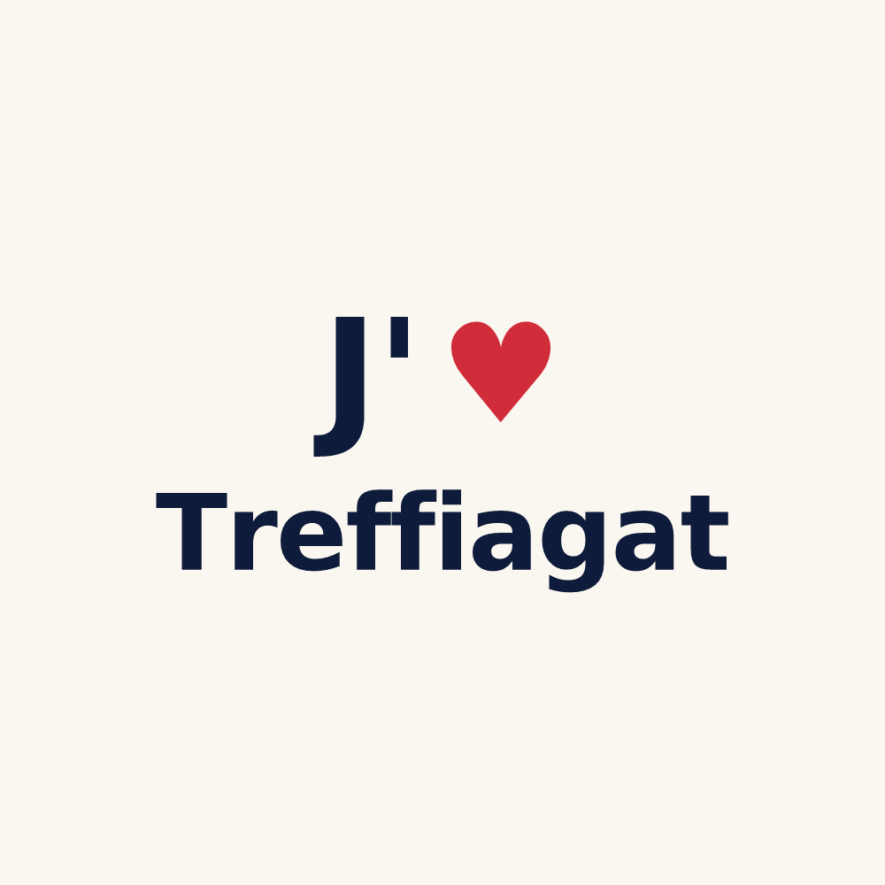 Tasse personnalisée Treffiagat — design J'aime Treffiagat