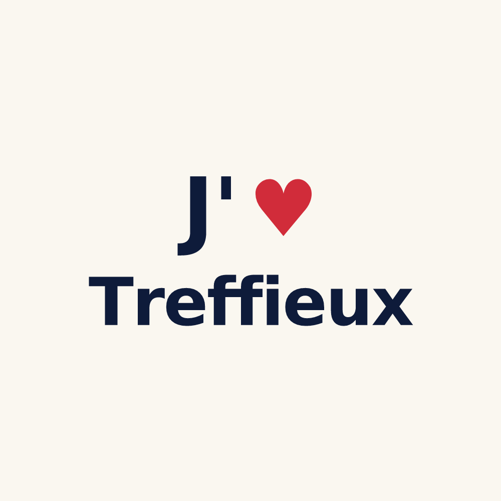 Tasse personnalisée Treffieux — design J'aime Treffieux