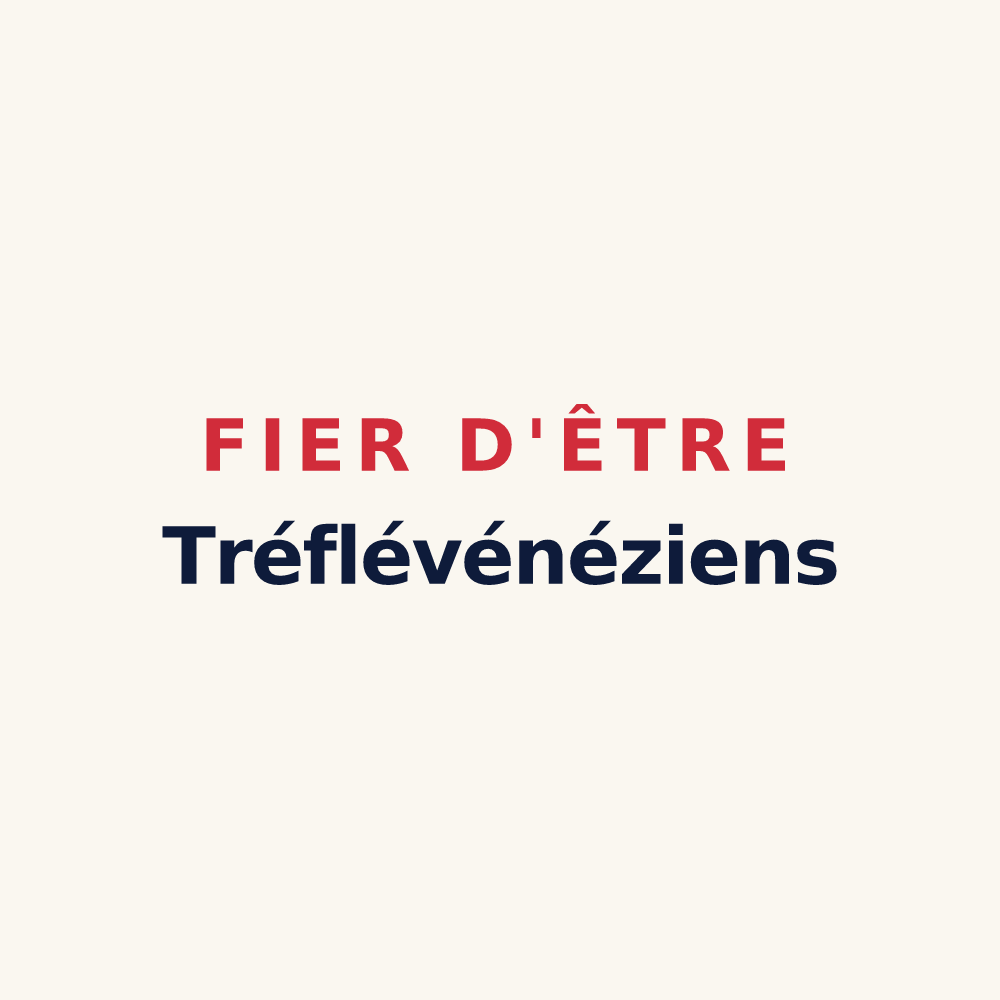 Tasse « Fier d'être Tréflévénéziens » — design pour Tréflévénez