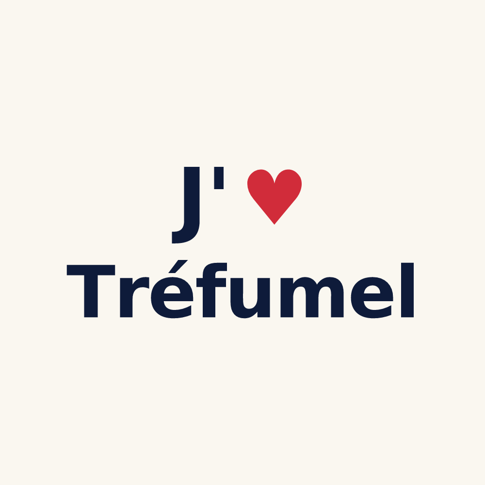 Tasse personnalisée Tréfumel — design J'aime Tréfumel