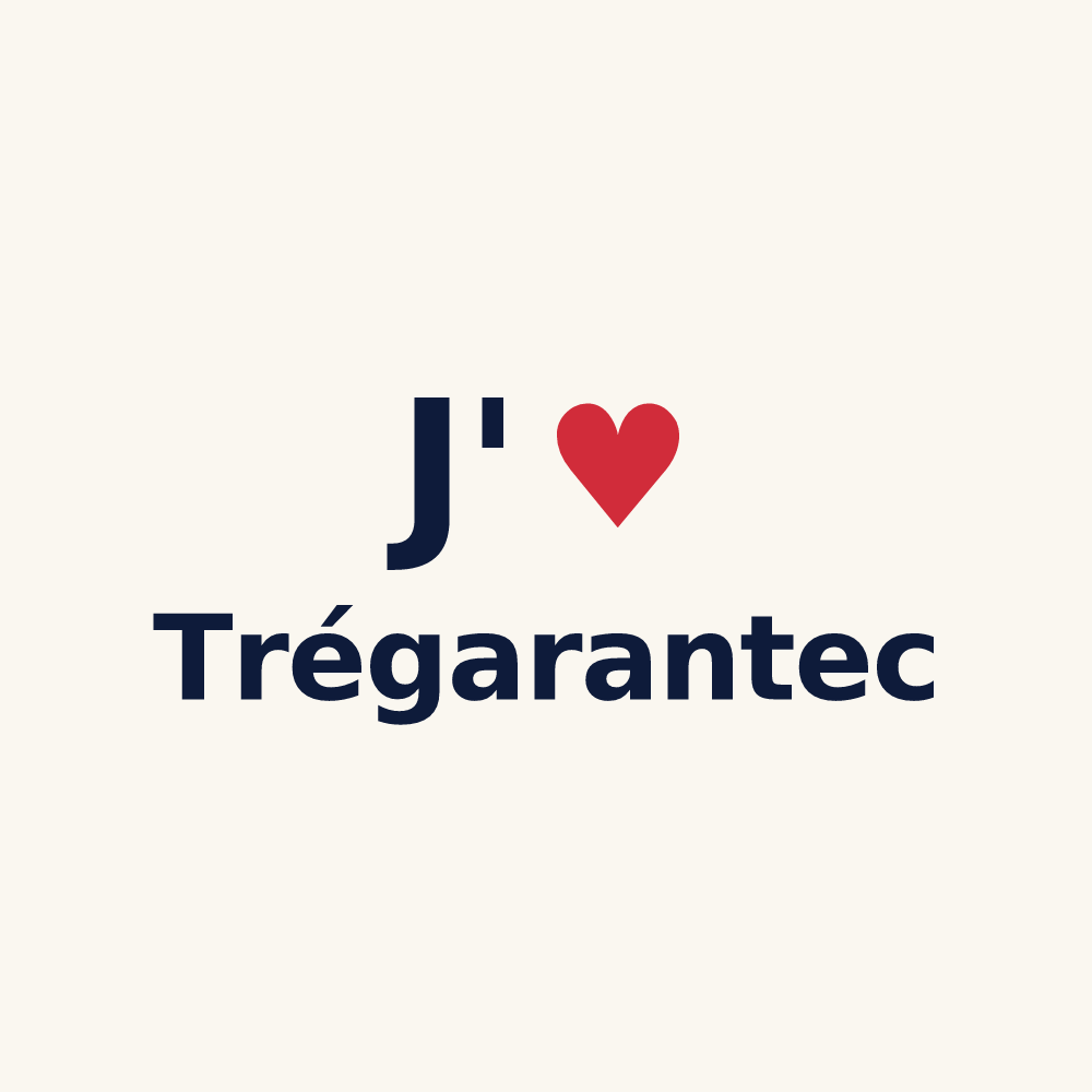 Tasse personnalisée Trégarantec — design J'aime Trégarantec