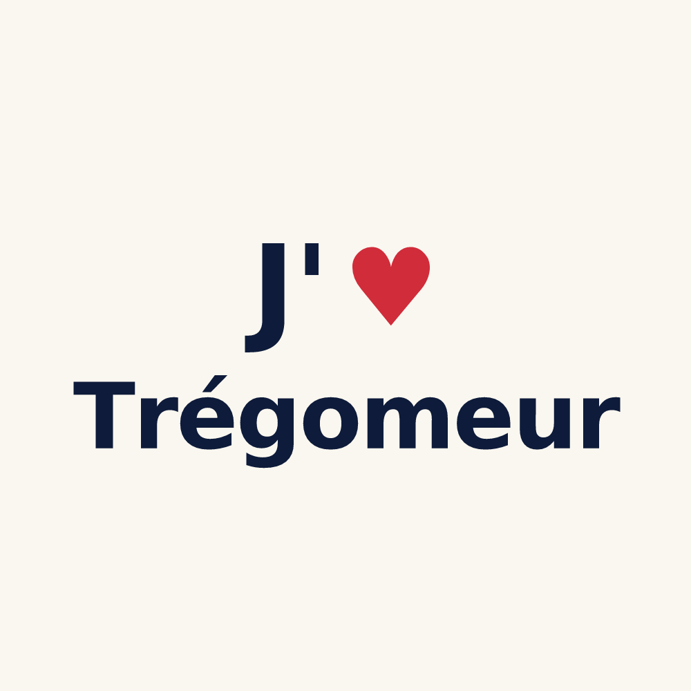 Tasse personnalisée Trégomeur — design J'aime Trégomeur