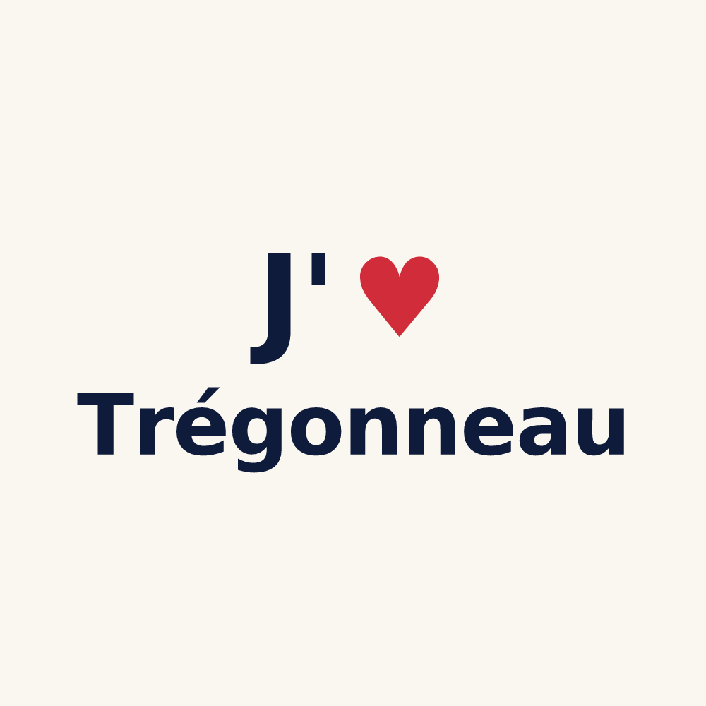 Tasse personnalisée Trégonneau — design J'aime Trégonneau