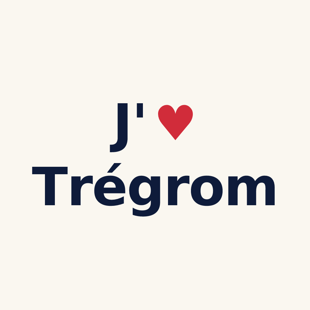 Tasse personnalisée Trégrom — design J'aime Trégrom