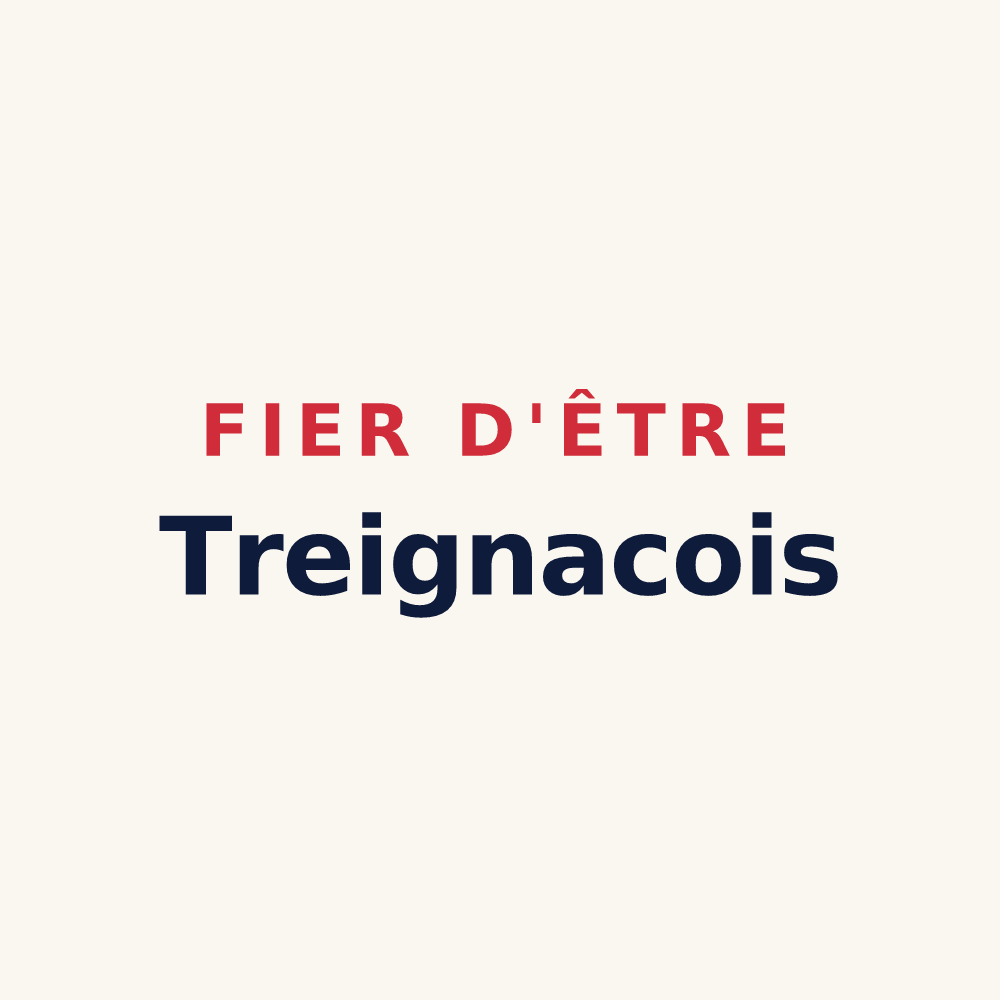 Tasse « Fier d'être Treignacois » — design pour Treignac
