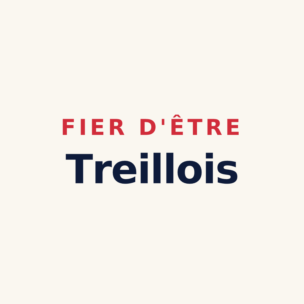 Tasse « Fier d'être Treillois » — design pour Treilles-en-Gâtinais