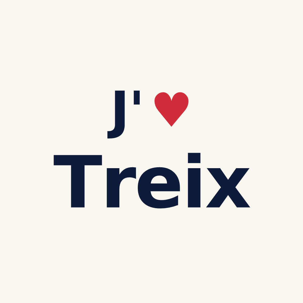 Tasse personnalisée Treix — design J'aime Treix