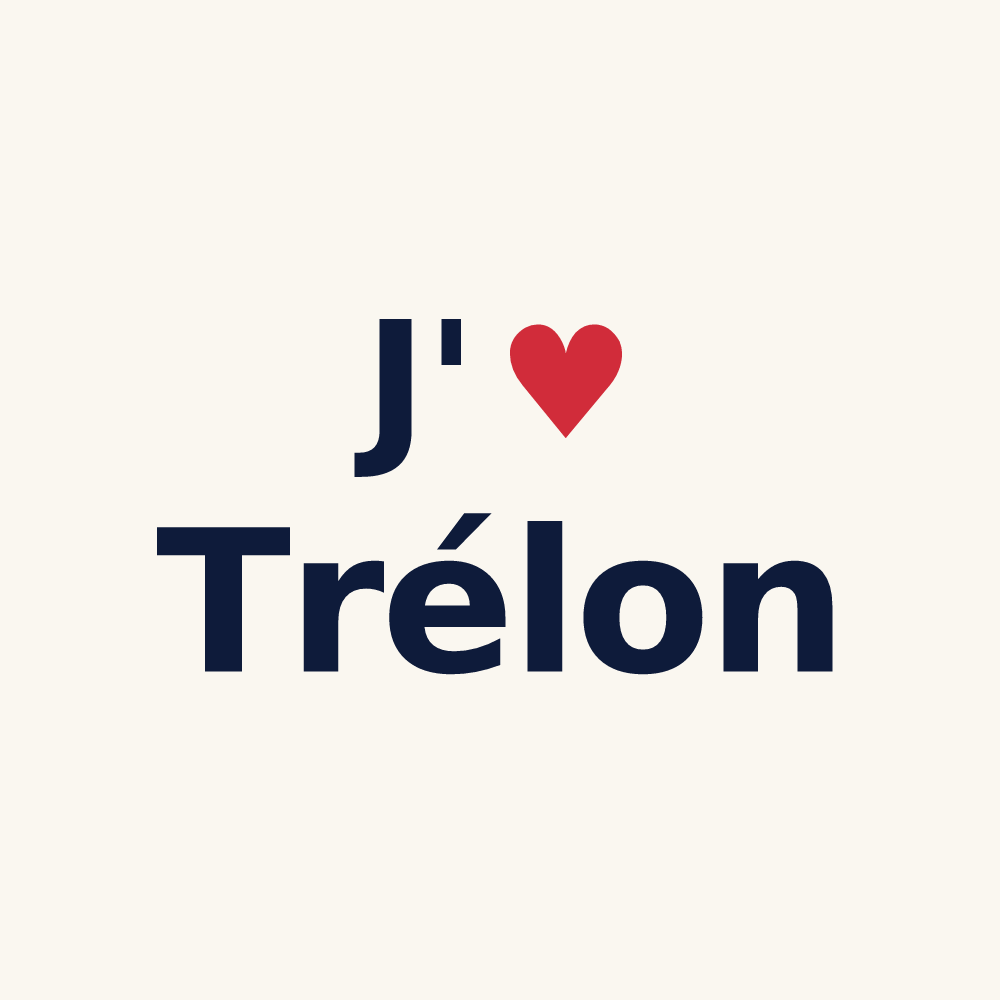 Tasse personnalisée Trélon — design J'aime Trélon