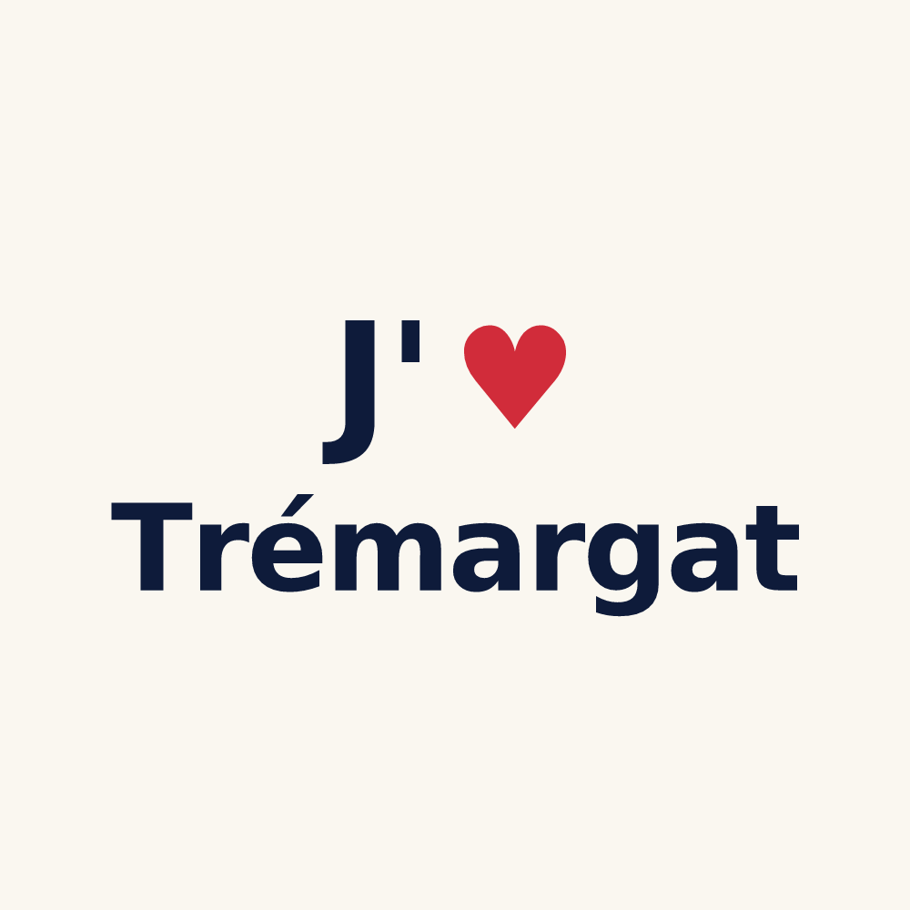 Tasse personnalisée Trémargat — design « J'aime Trémargat » imprimé sur la tasse