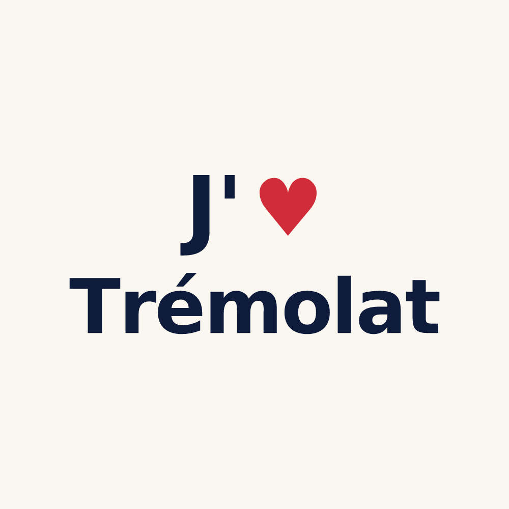 Tasse personnalisée Trémolat — design J'aime Trémolat
