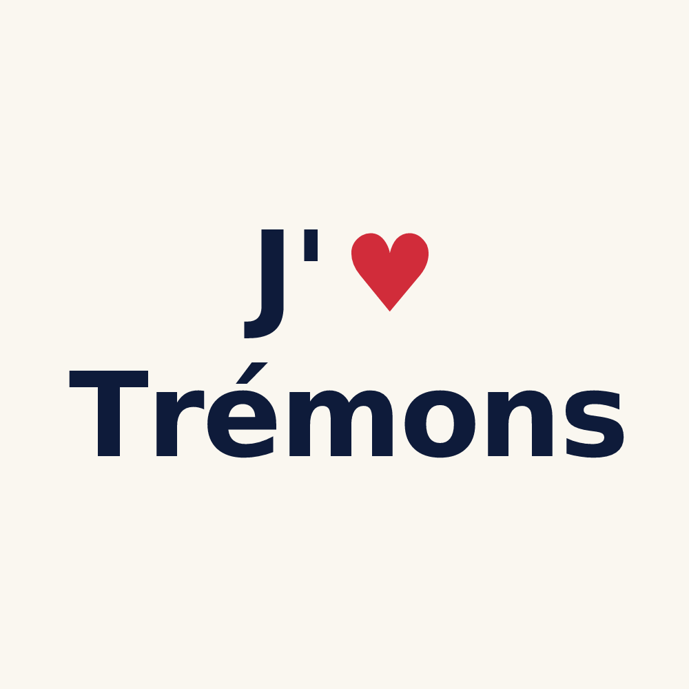 Tasse personnalisée Trémons — design J'aime Trémons