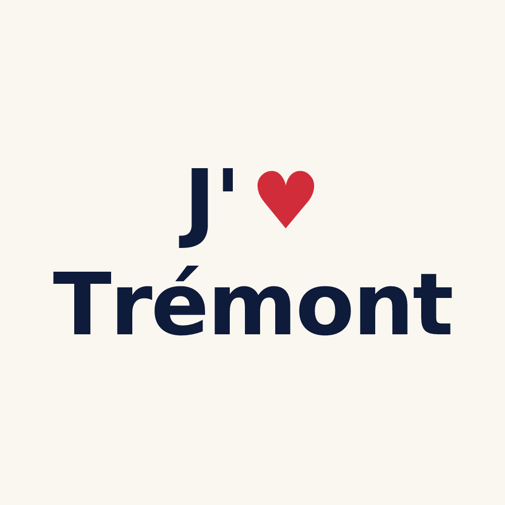 Tasse personnalisée Trémont — design J'aime Trémont