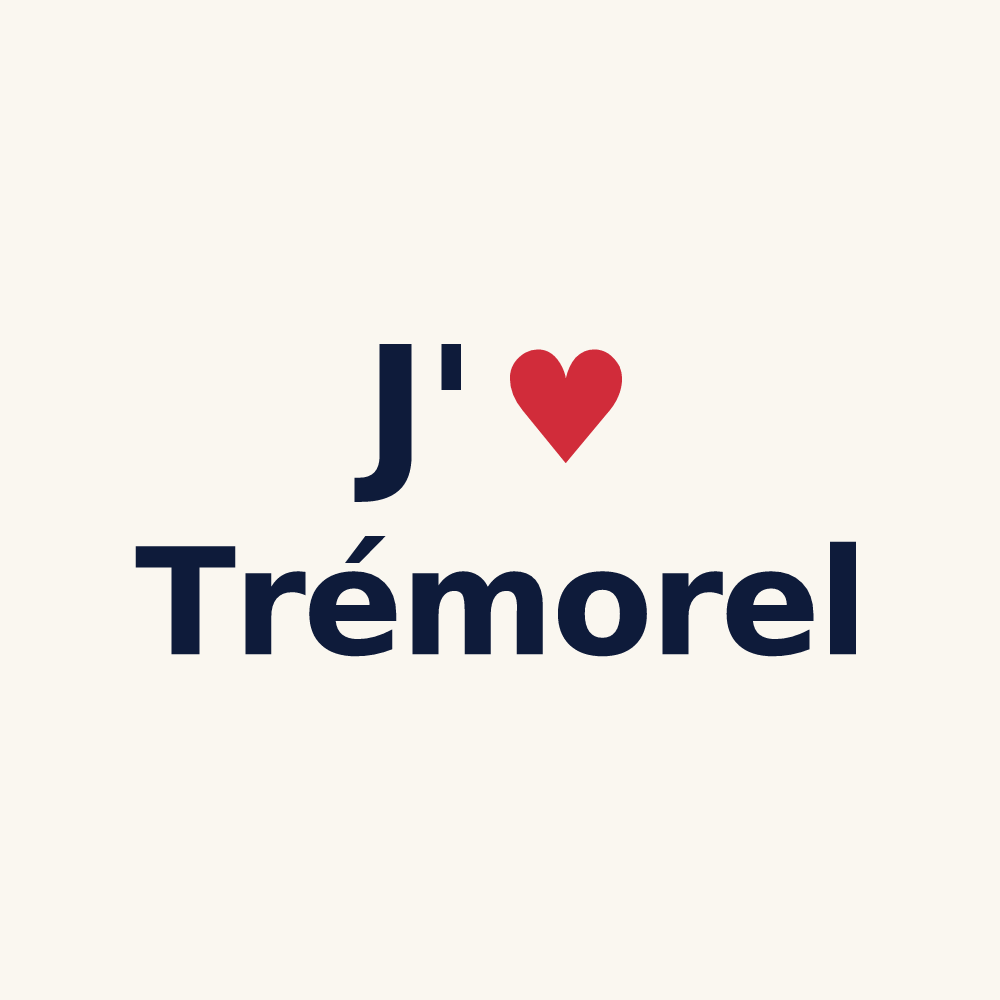 Tasse personnalisée Trémorel — design J'aime Trémorel