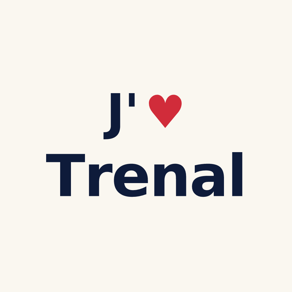 Tasse personnalisée Trenal — design J'aime Trenal