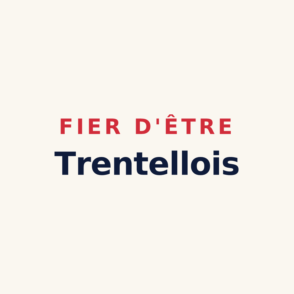 Tasse « Fier d'être Trentellois » — design pour Trentels