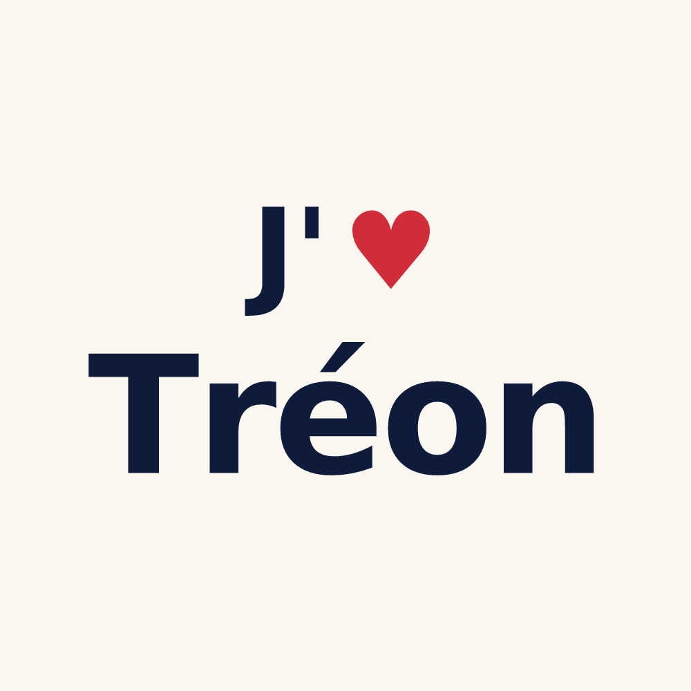 Tasse personnalisée Tréon — design J'aime Tréon