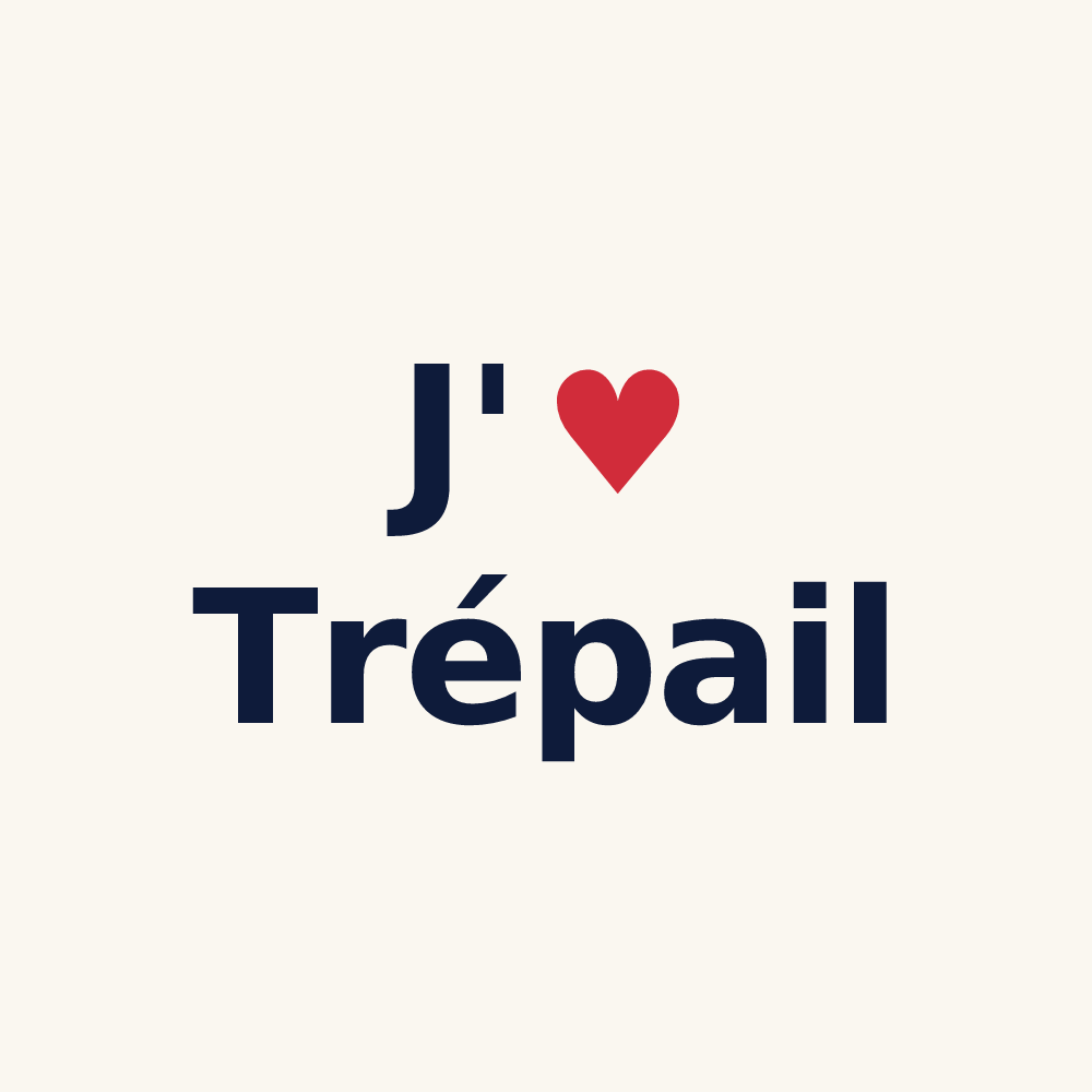 Tasse personnalisée Trépail — design J'aime Trépail