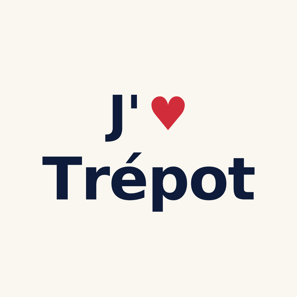 Tasse personnalisée Trépot — design J'aime Trépot