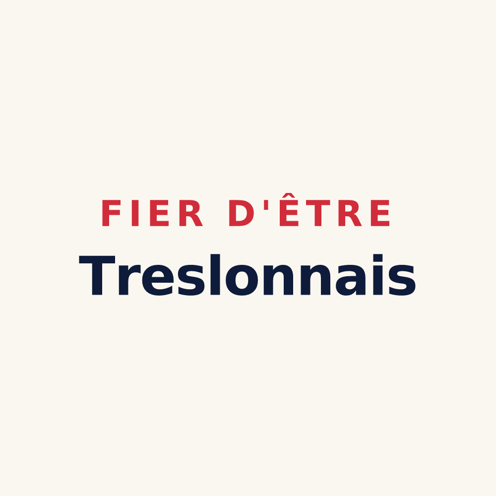 Tasse « Fier d'être Treslonnais » — design pour Treslon