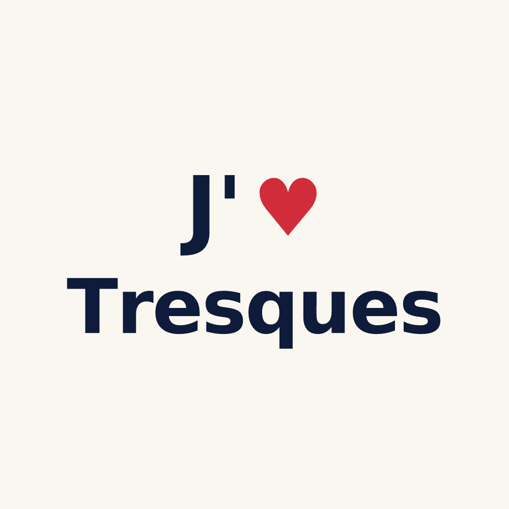 Tasse personnalisée Tresques — design J'aime Tresques