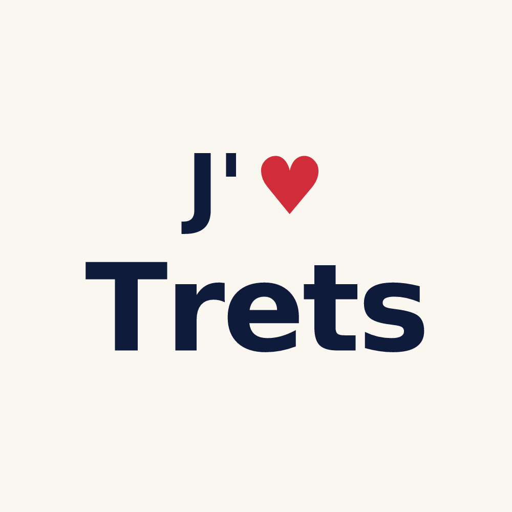 Tasse personnalisée Trets — design J'aime Trets