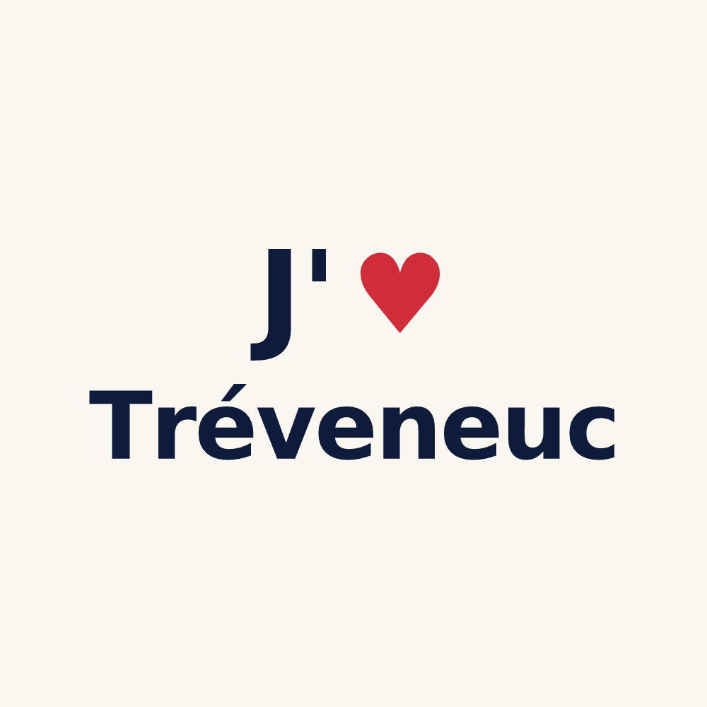 Tasse personnalisée Tréveneuc — design J'aime Tréveneuc
