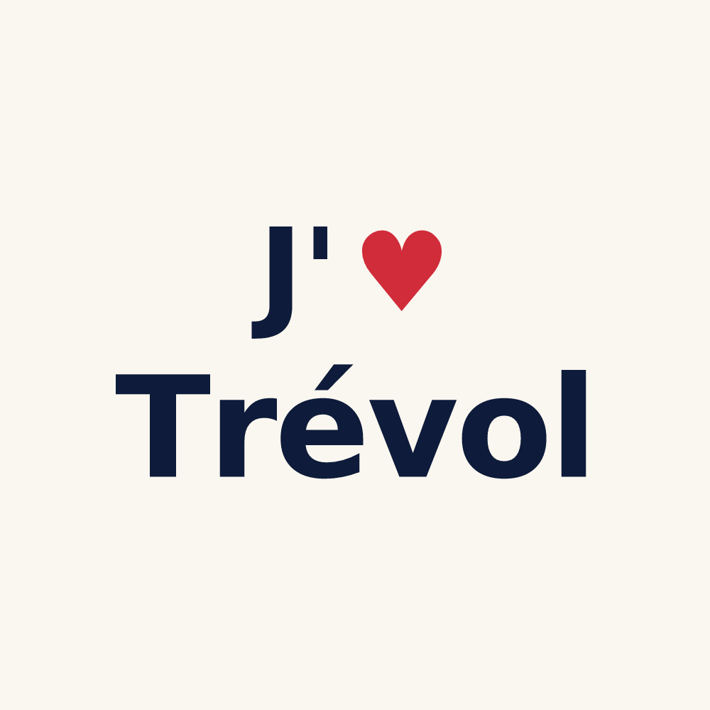 Tasse personnalisée Trévol — design J'aime Trévol