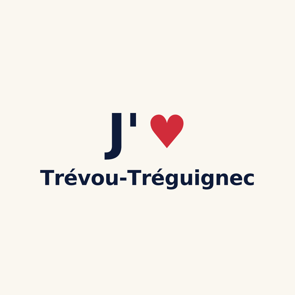 Tasse personnalisée Trévou-Tréguignec — design J'aime Trévou-Tréguignec