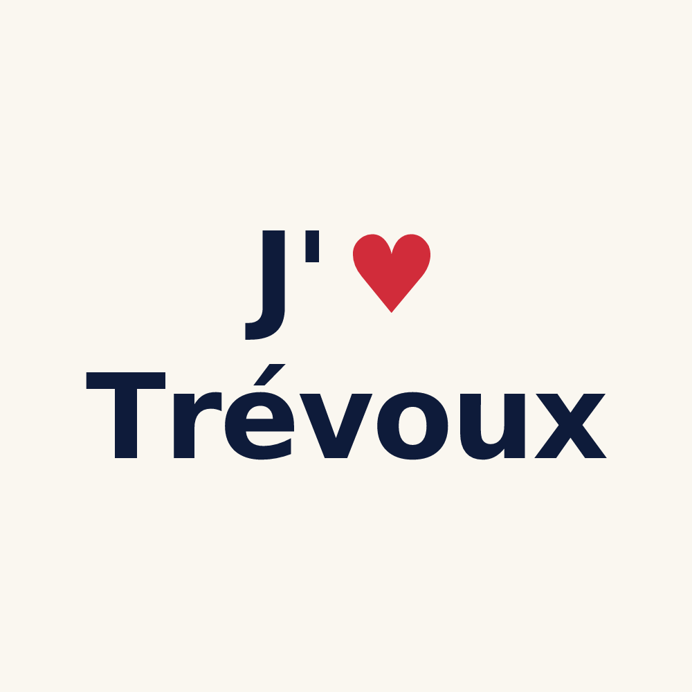 Tasse personnalisée Trévoux — design J'aime Trévoux