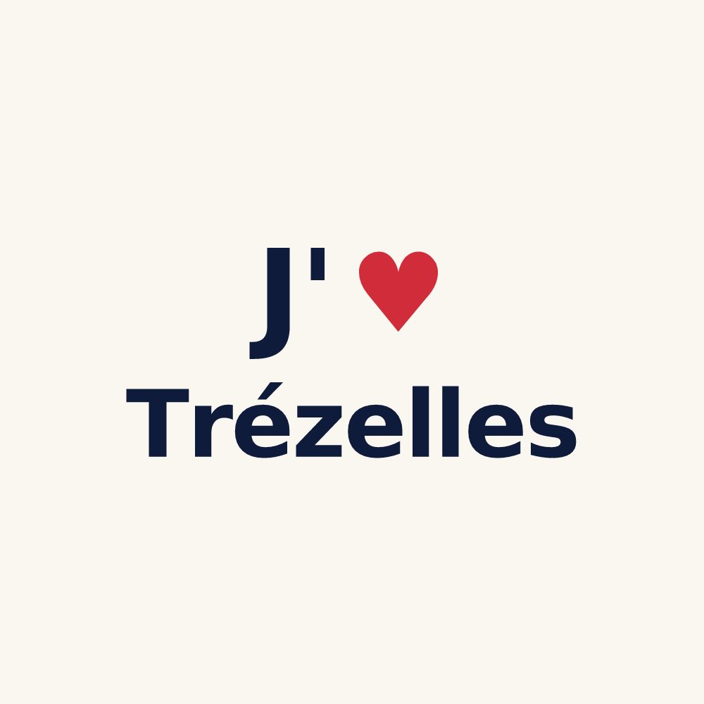 Tasse personnalisée Trézelles — design J'aime Trézelles