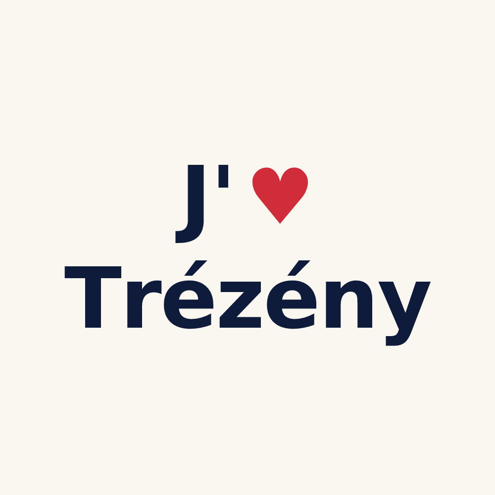 Tasse personnalisée Trézény — design J'aime Trézény