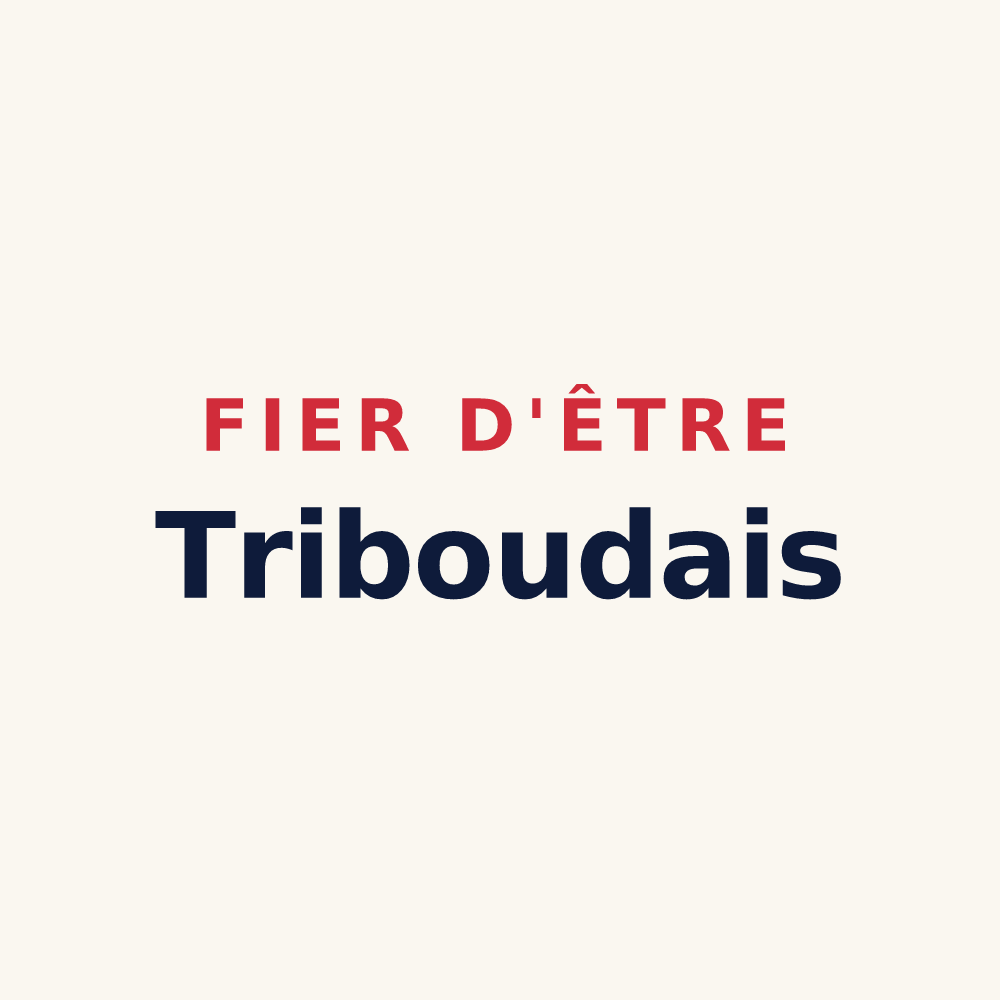 Tasse « Fier d'être Triboudais » — design pour Tribehou