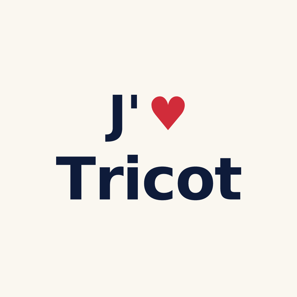 Tasse personnalisée Tricot — design J'aime Tricot