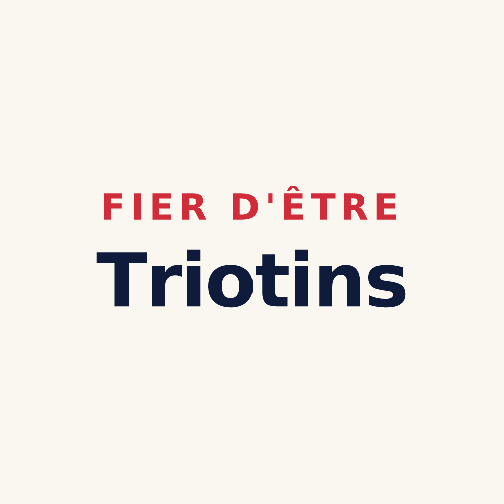 Tasse « Fier d'être Triotins » — design pour Trieux