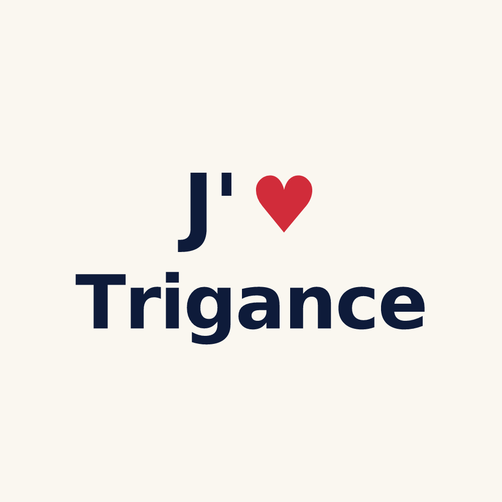 Tasse personnalisée Trigance — design J'aime Trigance