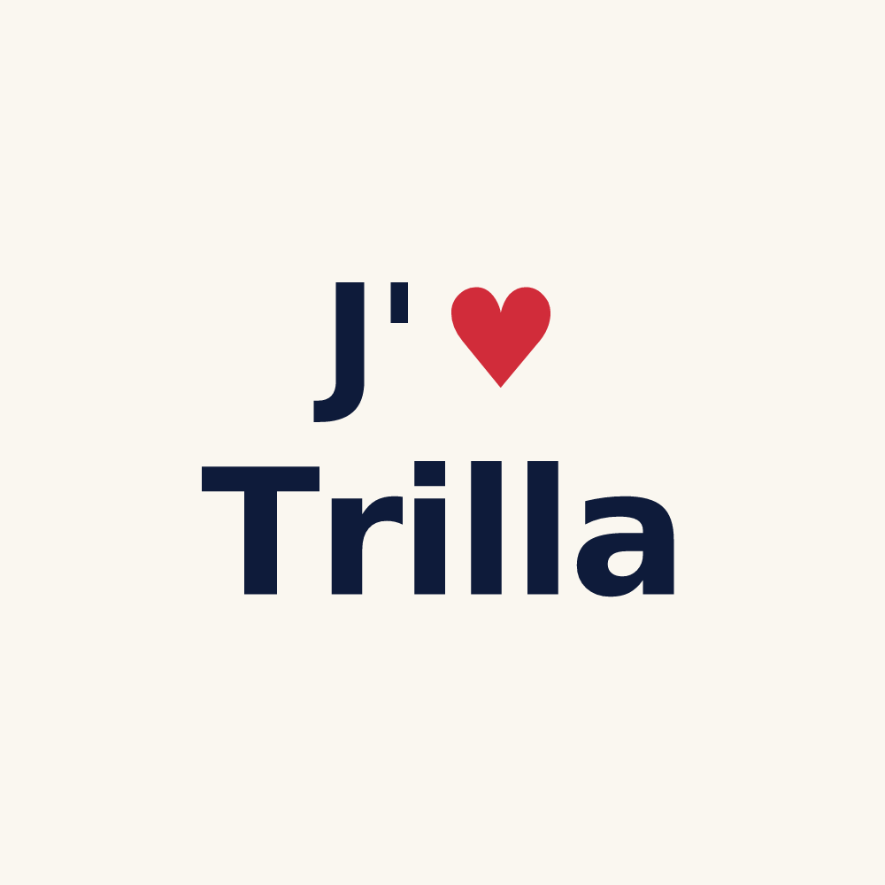 Tasse personnalisée Trilla — design J'aime Trilla