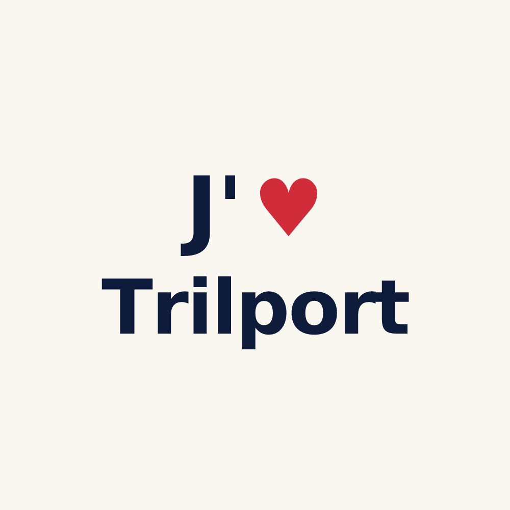 Tasse personnalisée Trilport — design J'aime Trilport