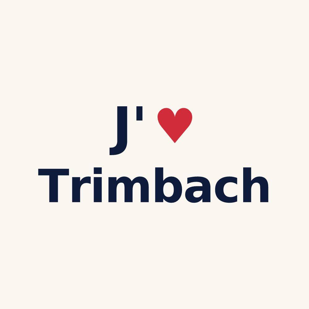 Tasse personnalisée Trimbach — design J'aime Trimbach