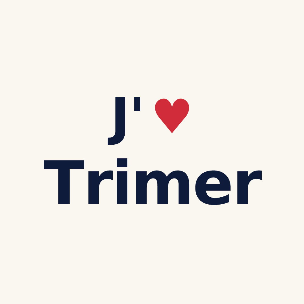 Tasse personnalisée Trimer — design J'aime Trimer